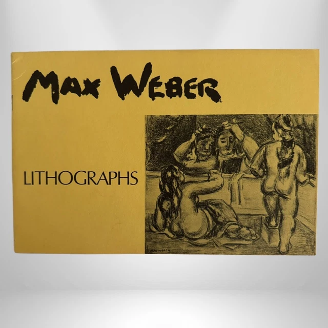 Max Wefer MAX WEBER LITHOGRAPHS art gallery catalogue 1970 Associated American ...