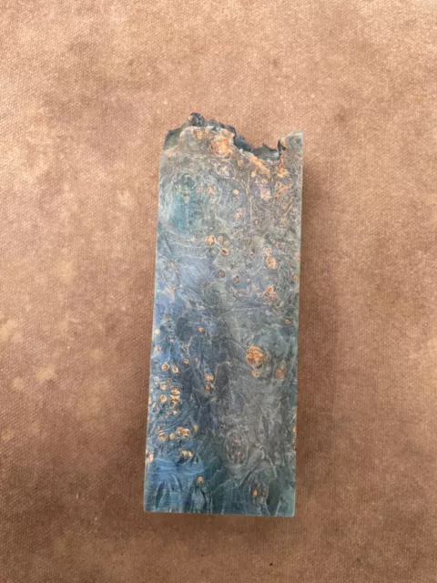 Stabilisiertes Holz Ahorngrat gespaltene Grat blaue Farbwaage Griff Stift Rohlinge