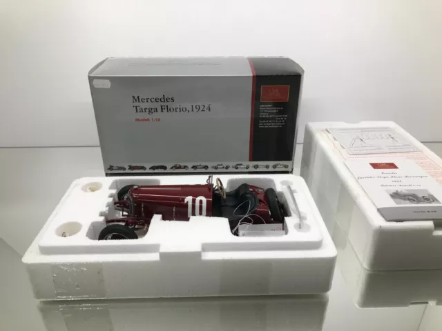 Cmc M-048 Mercedes Targa Florio 1924 -Red 1:18- High Quality In Box