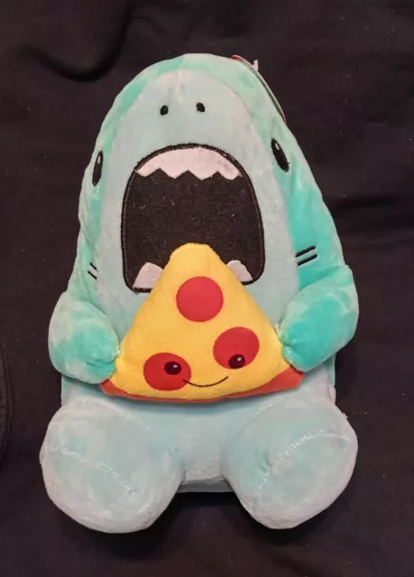 PEEK A BOO Scooby Shark Pepperoni Pizza Stuffed Plush Animal Toy