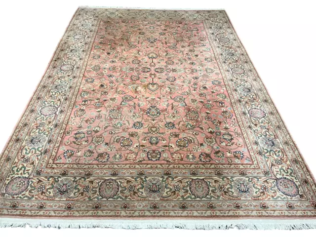 Feiner Handgeknüpfter Orientteppich Täbris 345x244cm carpet rug