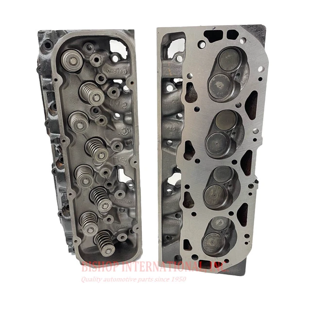Genuine GM Chevrolet GMC 366 BBC Cylinder Heads Oval Port Closed Chamber SET