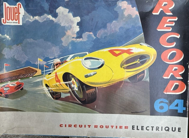 Ancien Petit Coffret Circuit Voitures Électrique Jouef Record 64 - Collection