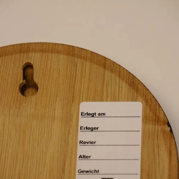 3 Pieza Keilerschilder Af 13 CM Redondo Oscuro 3 X Hoja de Roble 6-blättrig 3