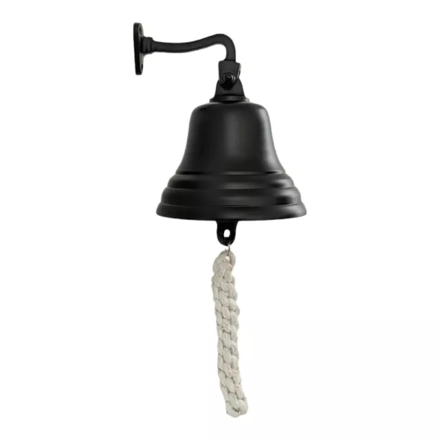 Last Orders Bell Matt Black Wall Mounted Bell Home Bar Decor Pub Outdoor  - 4"