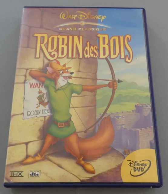 Dvd Walt Disney Grand Classique Robin Des Bois Losange Jaune N° 25