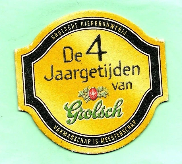 sous-bock  GROLSCH  (envoi monde gratuit) sb1462