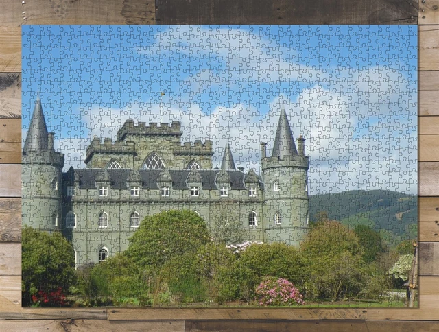 1000 piece puzzle for adults: Scotland Castle Landscape Scottish