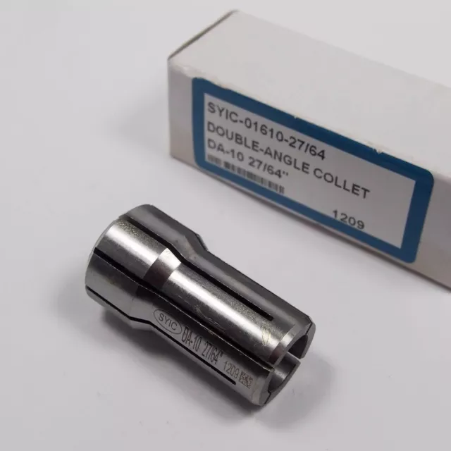 SYIC Double Angle Collet 27/64" DA-10 SYIC-01610-27/64 -8227E341
