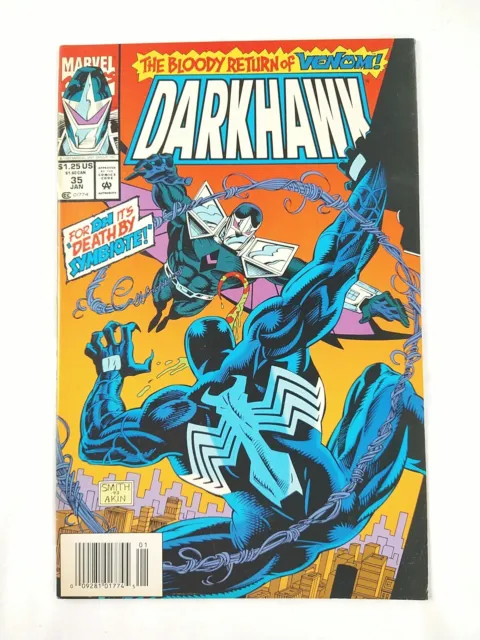 Darkhawk #35 Low Print Newsstand (1994 Marvel Comics) Venom Cover
