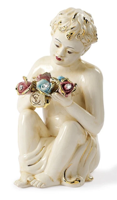 TRÈS BELLE FIGURINE En Bois, Fille Avec Violon ! EUR 74,77 - FR