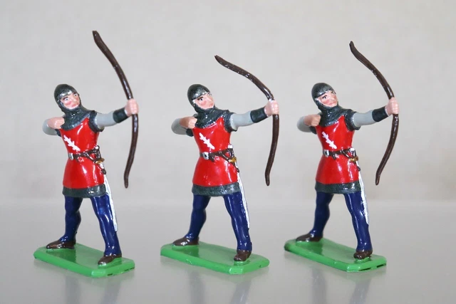 Lot De Figurines King & Country MK-S07 - Archers Anglais (5 Sets) - Échelle 54