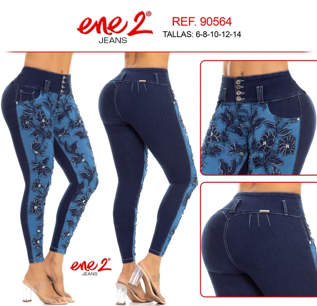 ENE2 JEANS COLOMBIANOS Colombianos Push Up Jeans Levanta Cola