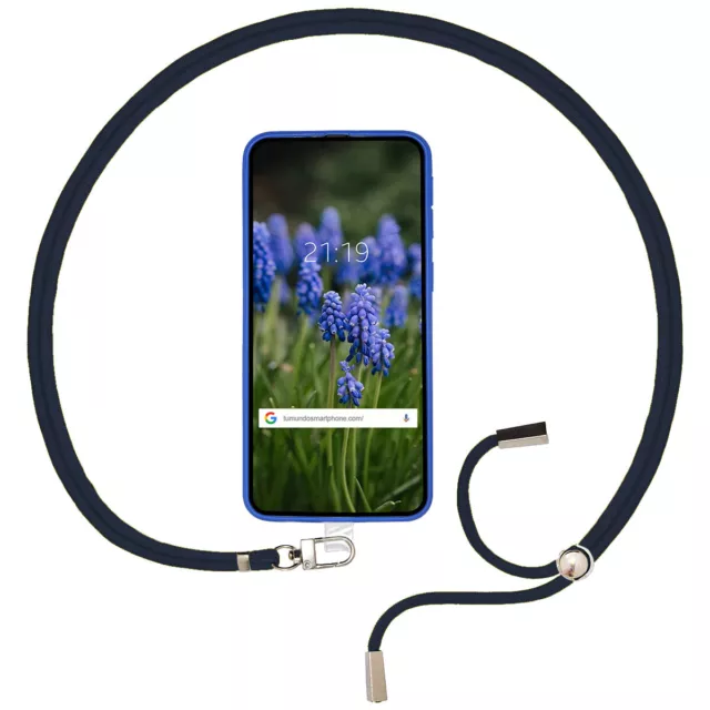Adaptateur Universelle Avec Cordon pour Coque En Portable Pendentif Couleur Navy