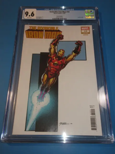 Invincible Iron Man #10 Perez variant CGC 9.6 NM+ Gorgeous Gem Wow