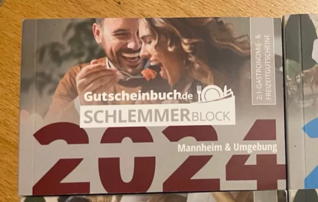 Gutscheinbuch.de Schlemmerblock Heidelberg, Mainz, & Umgebung 2024 alle Regionen