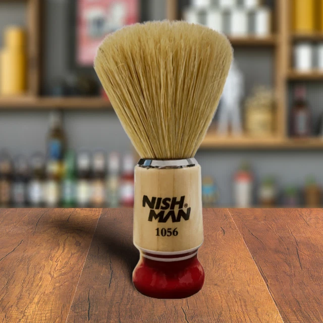 NISHMAN Pennello da Barba Con Manico IN Legno