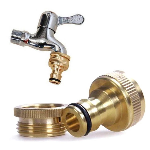 Brass Tap Connector Adaptor Universal Garden Water Female Tap Pipe Male P6F5