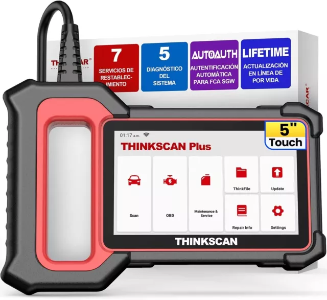 THINKCAR Plus S7 Coche OBD2 Escáner 7 Diagnóstico Sistemde Lector de Código