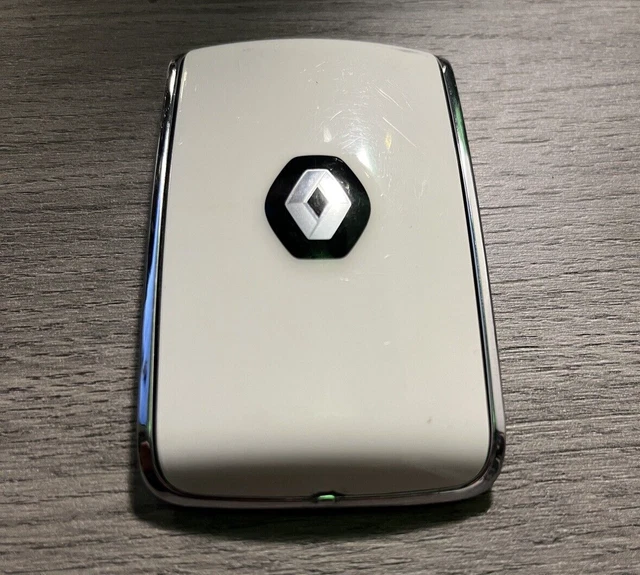 CARTE DE DEMARRAGE Cle Coque Blanc Renault Kadjar Megane 4 Talisman 4 Boutons EUR 49,90