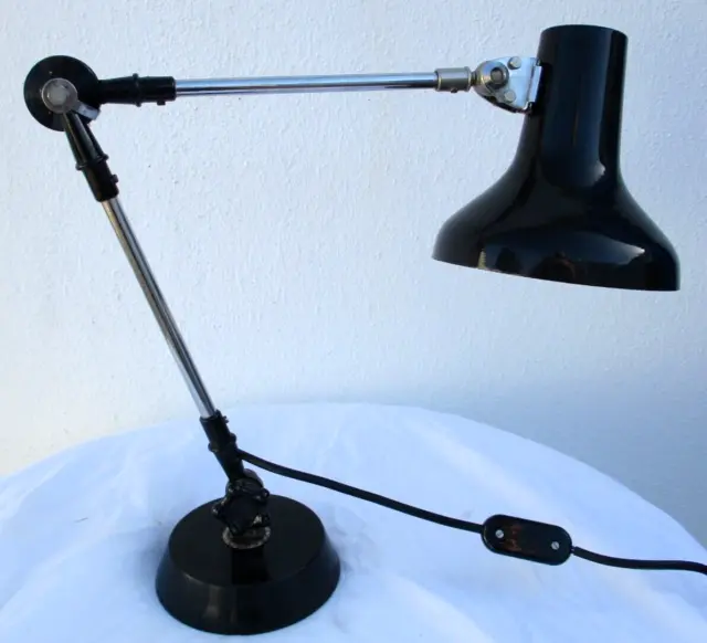 Lampe articulée deux bras lampe bureau architecte vintage lamp design
