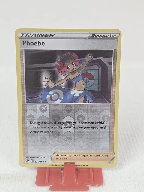 130/163 PHOEBE | Reverse Holo Uncommon Trainer | Pokemon Card Battle Styles  TCG 1.40 - PicClick UK
