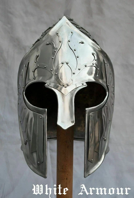 Casque de chevalier en plastique pour enfants avec visière