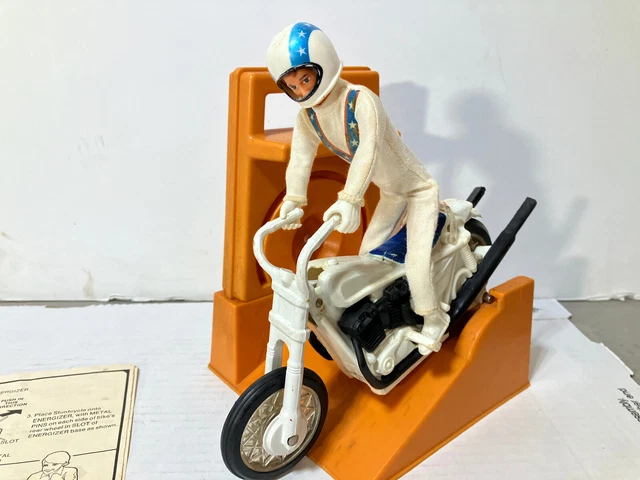 evel knievel stunt cycle action figure