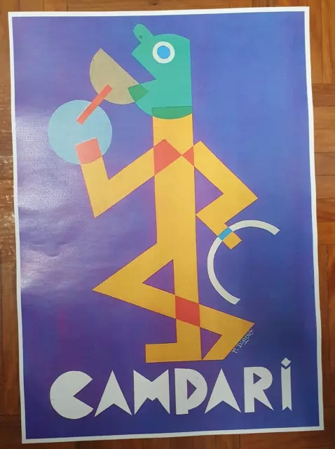 DEPERO FUTURISMO CAMPARI  - cm. 31x42POSTER formato A3 repro