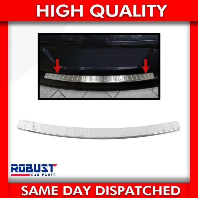 thumbnail interactive-video image 1 of Glossy Chrome Rear Bumper Protector For Vauxhall Opel Zafira C / Tourer 2011-2018 1 of 2