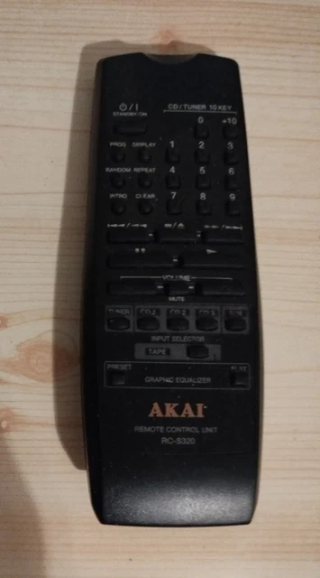 Télécommande Origine Akai RC-S90 Pour Matériel Audio - Occasion, Garantie 6 Mois (Réf. H-207)