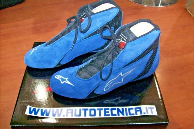 SCARPE ALPINESTARS SP SHOES  tg 40 BLU OMOLOGAZIONE FIA 8856-2000 RALLY PISTA