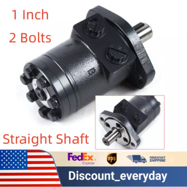 2 Bolts Hydraulic Motor Straight Shaft For Char-Lynn 101-1701-009 Eaton H Series