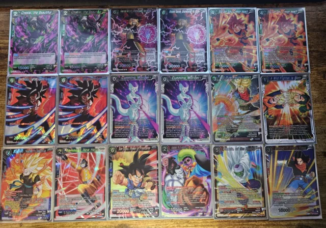 Dragon Ball Super Card Game Bundle/Joblot R UC C Holo Vegeta,Goten,SonGoku....