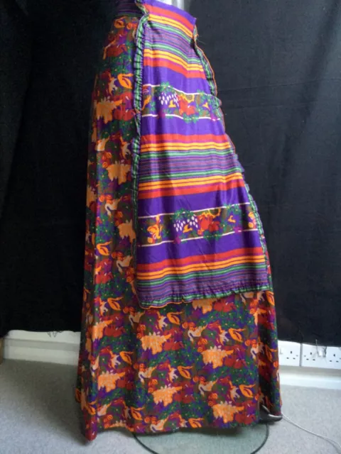 Mr Ant 70s maxi skirt with apron. Unworn Vintage dead stocke.