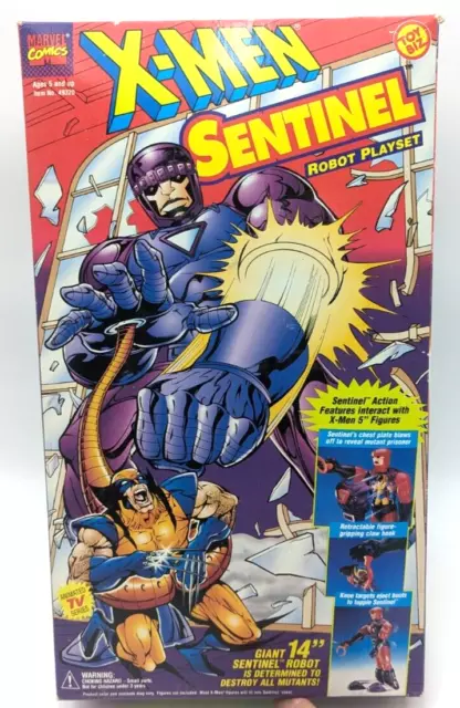 VTG 1994 Toy Biz Marvel X-Men Sentinel 14" Robot Playset Figure  Sealed New NIB