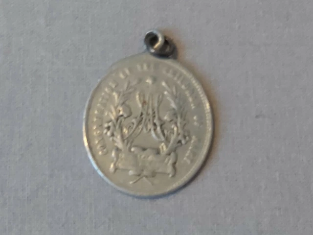 Antique Congregation of the Children of Mary Medallion