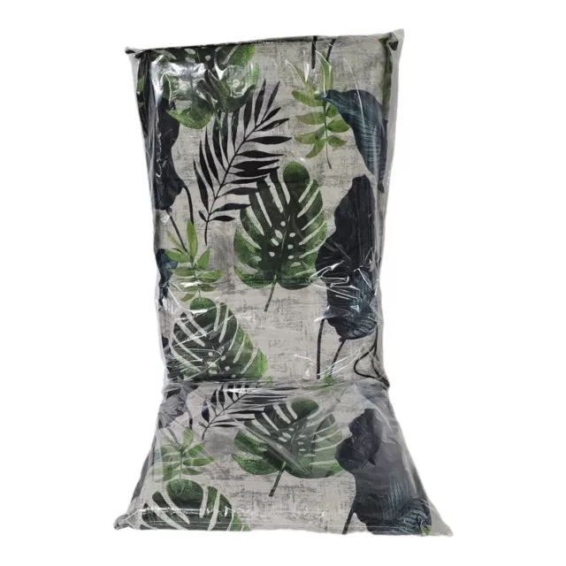 Bequeme Sesselauflage mit Blättermuster für Hochlehner - 50x120 cm, Stuhlpolster 2
