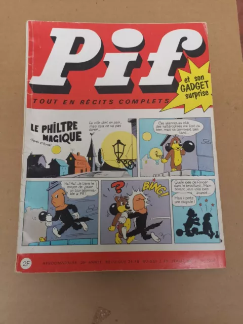 Deuxième Pif Gadget N° 1240 - 1969 - Bel Etat Et Complet