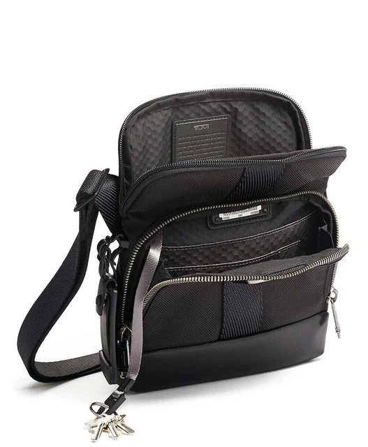 Tumi Alpha Bravo Barksdale Black Crossbody Bag NWT 2