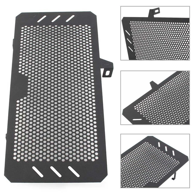 1x Black Radiator Guard Grille Cover Protector For Honda NC750S NC750X 2014-2022