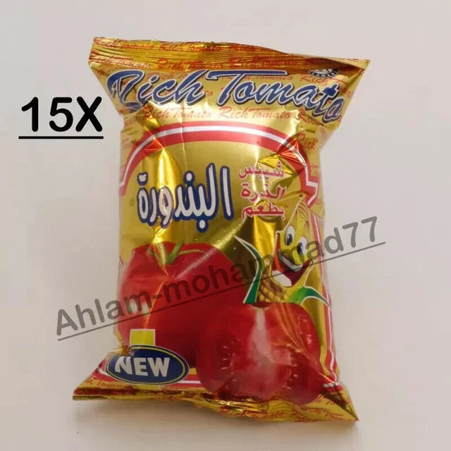 15X Halawani Rich Pomodoro - Spedizione Gratuita-شيبس حلواني