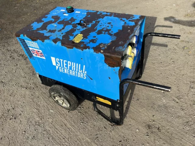 Stephill 6Kva 240/110V Yanmar Diesel Powered Site Generator £1195+ Vat