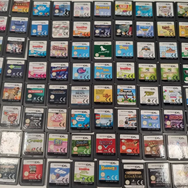 Nintendo DS Games Cart Only Tested. Huge Selection Bundle Discount Available.