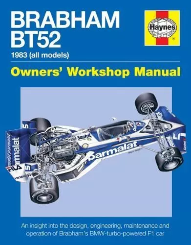 Brabham BT52 Besitzer Werkstatthandbuch von Andrew van de Burgt, neu