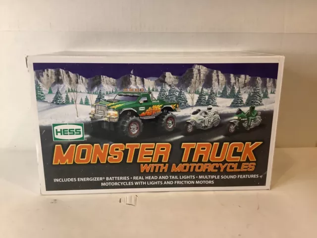 Hess Toy Monster Truck & Motorcycles 2007   - In Original Box
