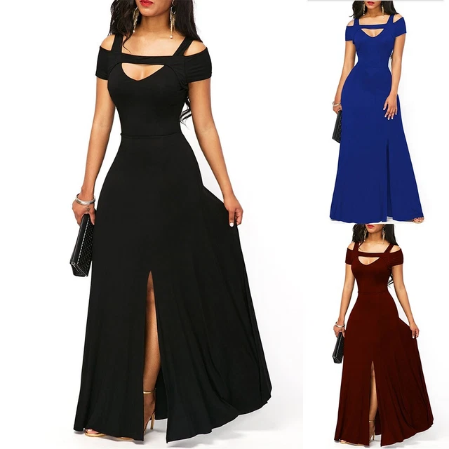 Robe Longue De Cérémonie Grise à Froufrous - Taille XS (34), Cocktail/mariage - Neuf Avec étiquettes