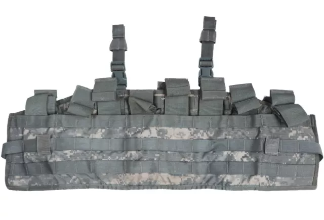 US Army ACU Molle II Tactical Assault Panel TAP Chest Rig Harness Vest UCP