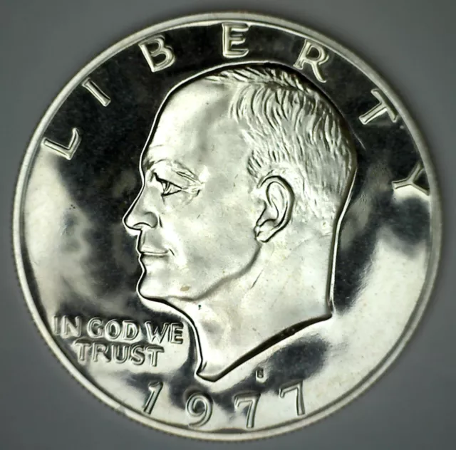 1977 S Eisenhower Dollar PROOF Clad Ike $1 1977 S US Mint Coin MADE IN the USA