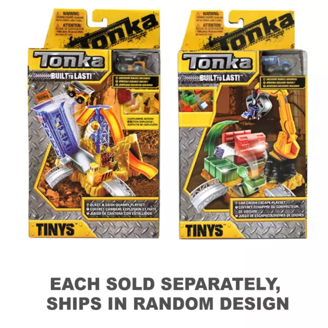 Tonka Tinys Real Tough Truck Series Blinds Playset Build Your Own Tiny World